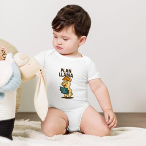 Plan-LLama - Baby short sleeve one piece