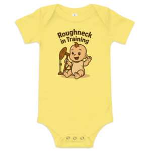 Roughneck in training - Baby short sleeve one piece
